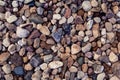 Multicolored pabbel graved teÃâ¦turÃÆ ÃÂ¾f different stones. Royalty Free Stock Photo